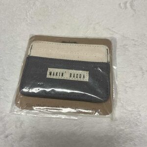 Mud Pie Men's Makin Bacon Slim Wallet With Beer Bottler Opener Clip